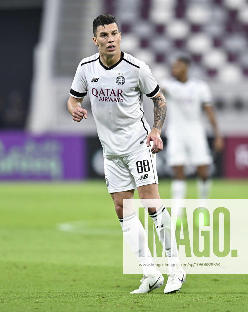 AL-SADD SC VS AL DUHAIL SC-OOREDOO STARS LEAGUE QATAR Andres Villa of Al-Sadd SC in action during the Ooredoo Qatar Stars League 24 25 match between Al-Sadd SC and Al Duhail SC at Jassim bin Hamad Stadium in Doha, Qatar, on September 21, 2024. DOHA Qatar