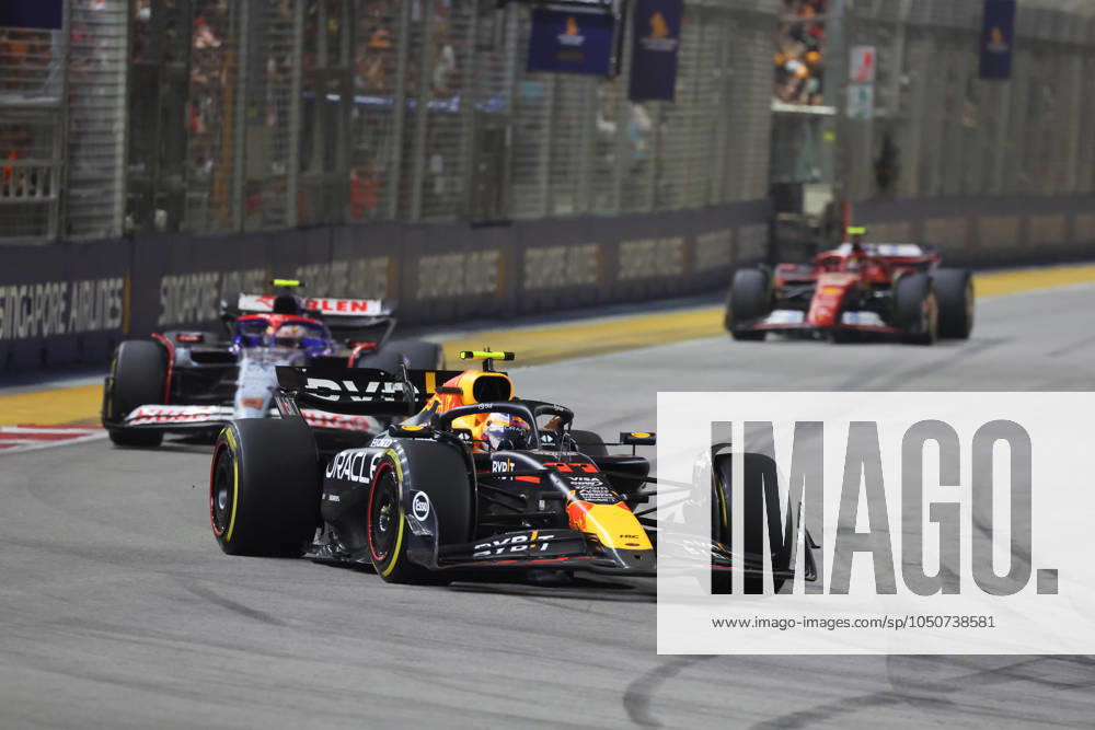 Marina Bay Street Circuit, Singapore, FORMULA 1 SINGAPORE AIRLINES SINGAPORE GRAND PRIX 2024,in the picture Sergio Perez MEX , Oracle Red Bull Racing Defodi 506 20240922 hbr 0054 Defodi-506