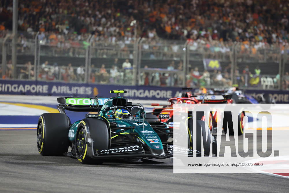 Marina Bay Street Circuit, Singapore, FORMULA 1 SINGAPORE AIRLINES SINGAPORE GRAND PRIX 2024,in the picture Fernando Alonso ESP , Aston Martin Aramco Cognizant Formula One Team Defodi 506 20240922 hbr 0081 Defodi-506