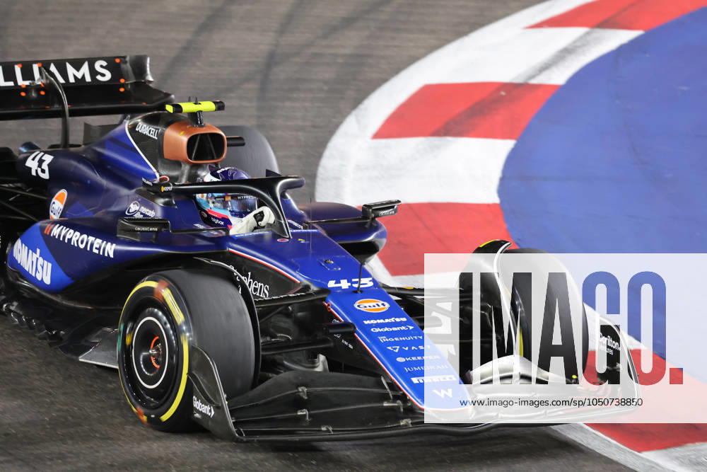 Marina Bay Street Circuit, Singapore, FORMULA 1 SINGAPORE AIRLINES SINGAPORE GRAND PRIX 2024,in the picture Franco Colapinto ARG , Williams Racing Defodi 506 20240922 hbr 0089 Defodi-506