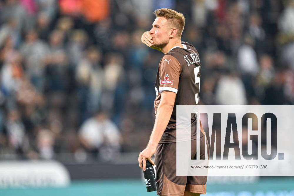 Soccer 1 Bundesliga FC St Pauli RB Leipzig on 22 09 2024 at Millerntor Stadium in Hamburg Hauke Wahl St Pauli after the match MT