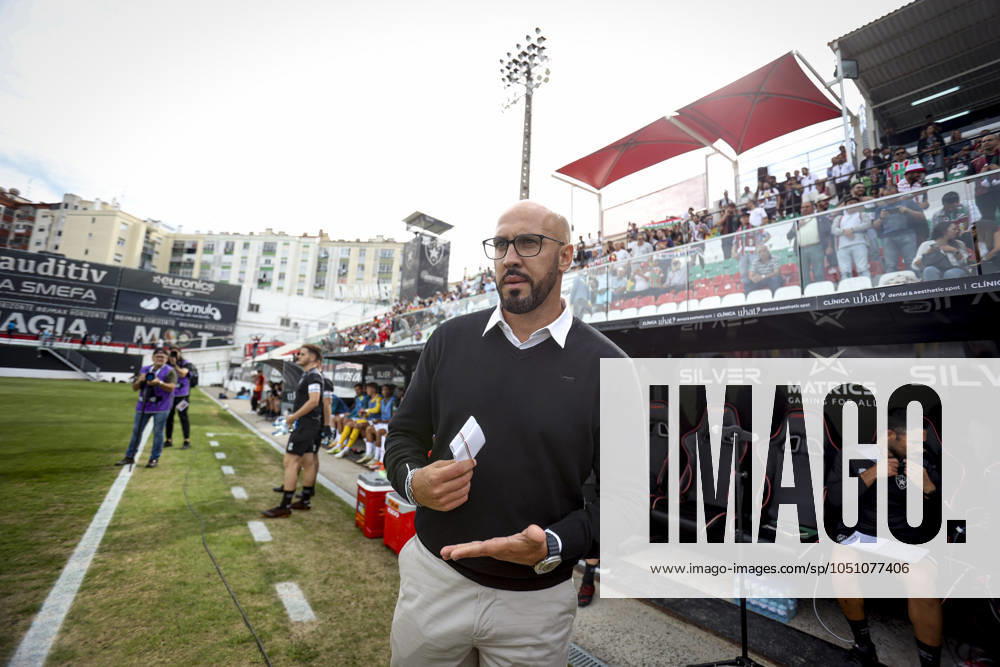 Jose Faria head of Estrela Amadora during during the Liga Portugal Betclic match between Estrela da Amadora and FC Moreirense at Estadio Josà Gomes on September 28th, 2024. Liga Portugal Betclic - Estrela da Amadora SAD vs FC Moreirense (Valter Gouveia SPP)
