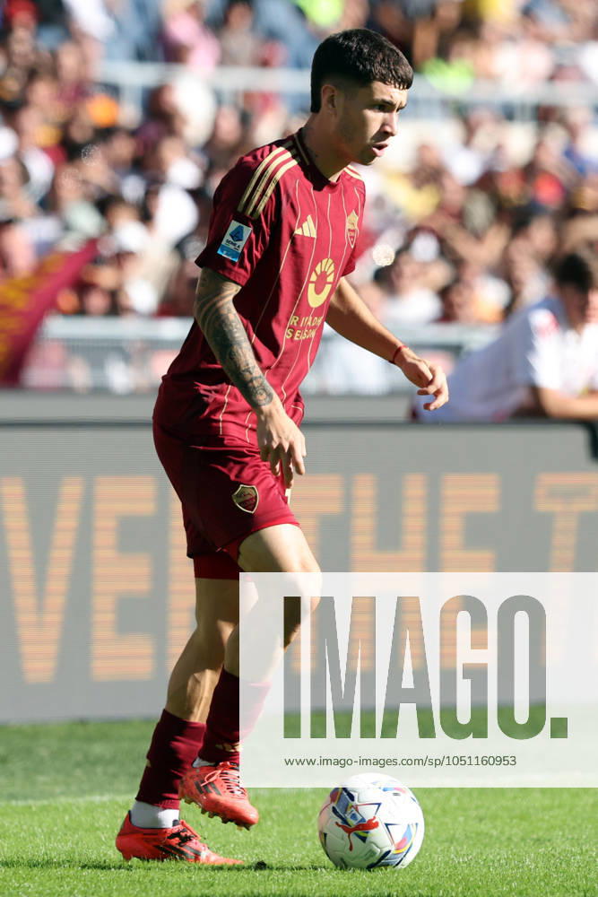 Rome, Italy 29.09.2024 : Matias Soule of Roma during Italian football championship Serie A Enilive 2024-2025 match AS Roma Vs Venezia FC at Stadio Olimpico in Rome on September 29, 2024.