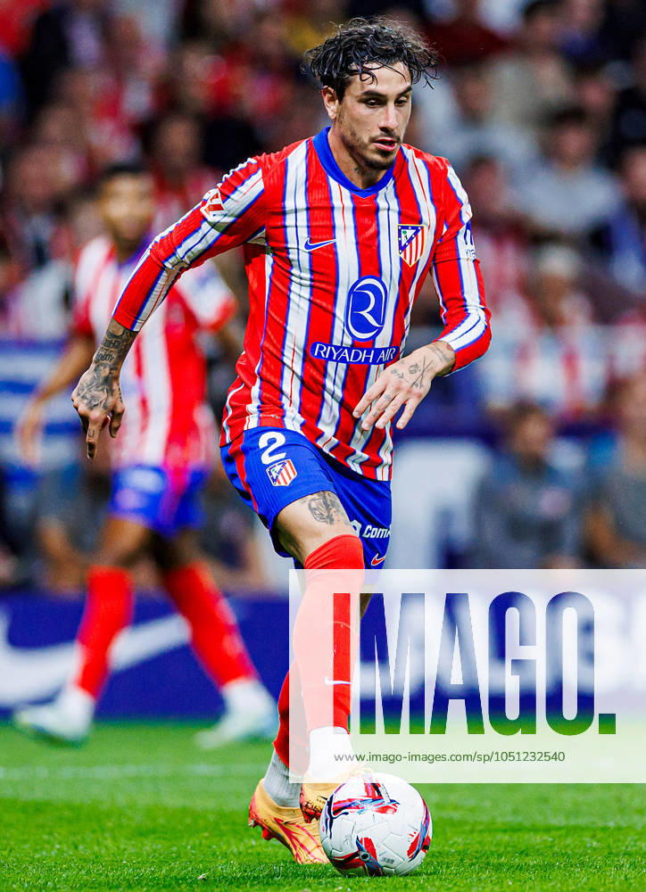 Soccer La Liga matchday 8 Atletico Madrid Real Madrid on 29 09 2024 at the Wanda Metropolitano in Madrid Jose Maria Gimenez Atletico