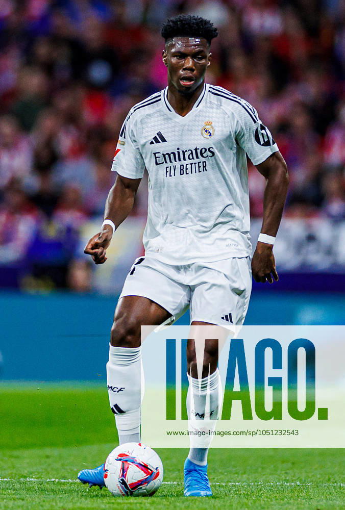 Soccer La Liga matchday 8 Atletico Madrid Real Madrid on 29 09 2024 at the Wanda Metropolitano in Madrid Aurelien Tchouameni Real