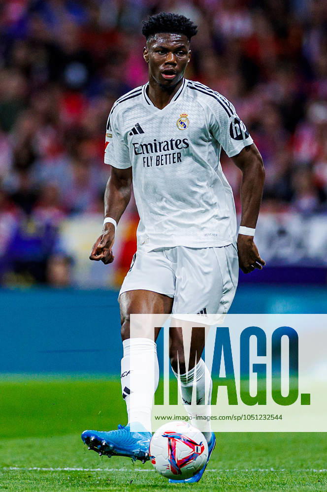 Soccer La Liga matchday 8 Atletico Madrid Real Madrid on 29 09 2024 at the Wanda Metropolitano in Madrid Aurelien Tchouameni Real