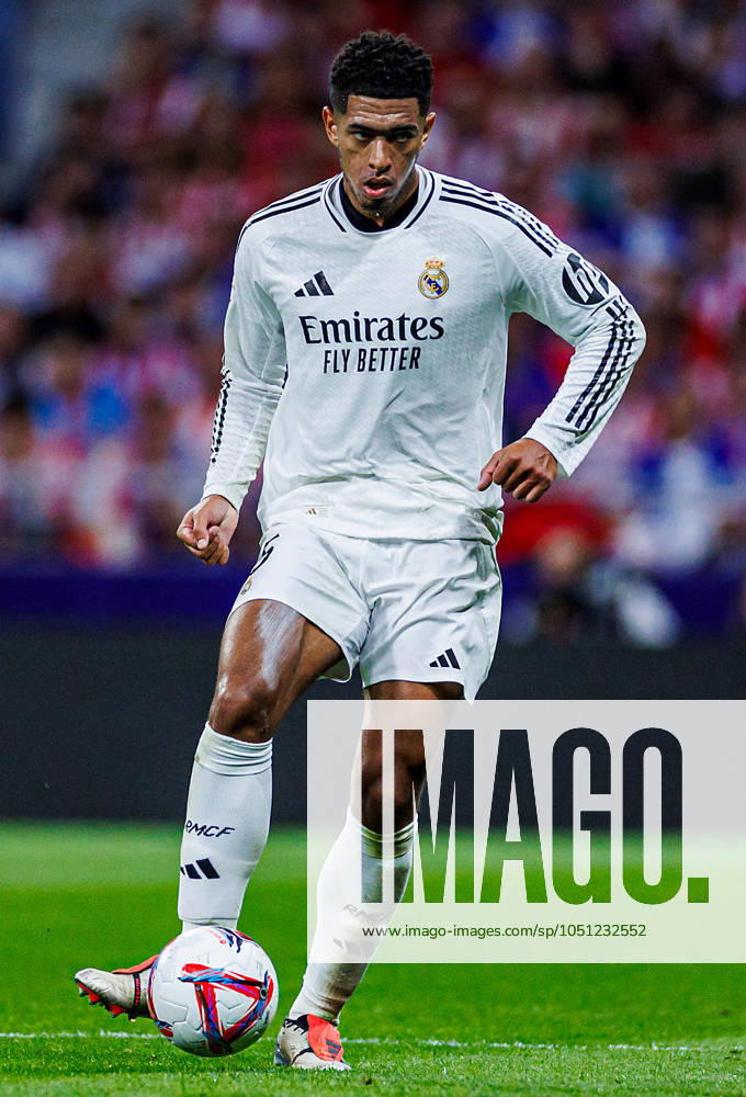 Soccer La Liga matchday 8 Atletico Madrid Real Madrid on 29 09 2024 at the Wanda Metropolitano in Madrid Jude Bellingham Real