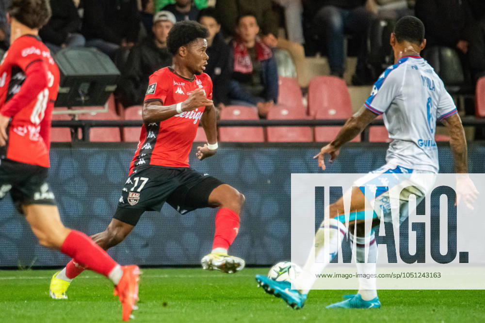 Jacques Siwe (EA Guingamp) FOOTBALL : EA Guingamp vs SM Caen - Ligue 2 - Journee 7 - 30 09 2024 BaptisteAutissier Panoramic