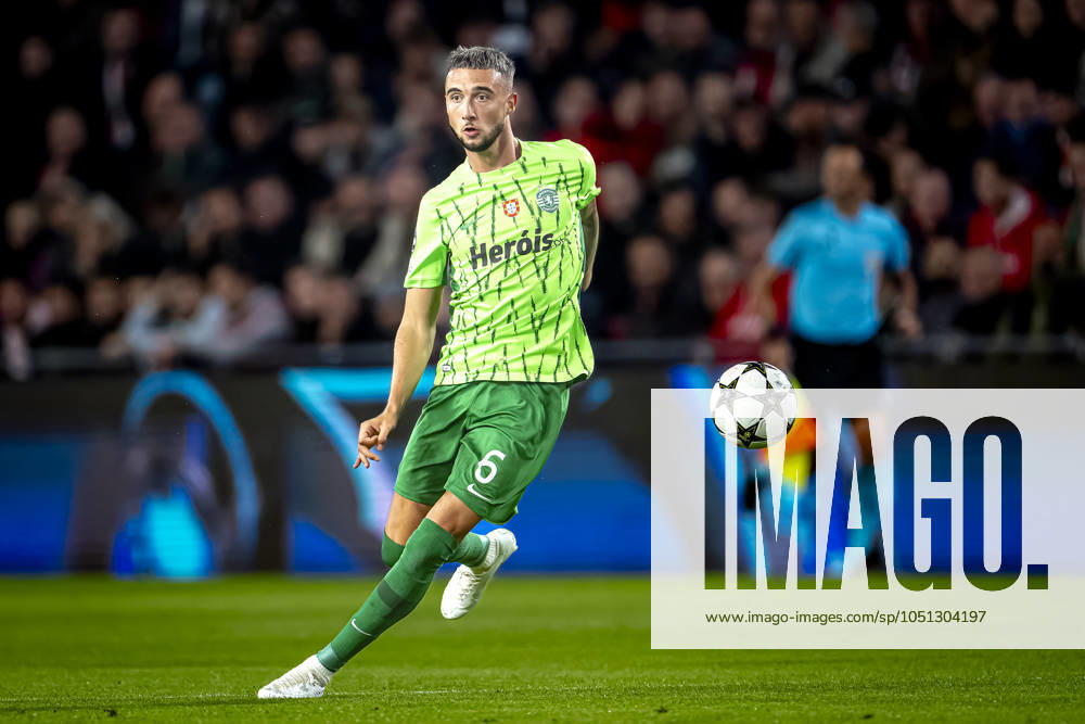Sporting Club Portugal defender Zeno Debast, during the match PSV Sporting CP at the Philips stadium for the UEFA Champions laegue phase matchday 2 season 2024 2025 in EINDHOVEN, Netherlands on 1 october 2024, photo by Marcel van Dorst EYE4images DeFodi Images Defodi 746 191964 Defodi-746