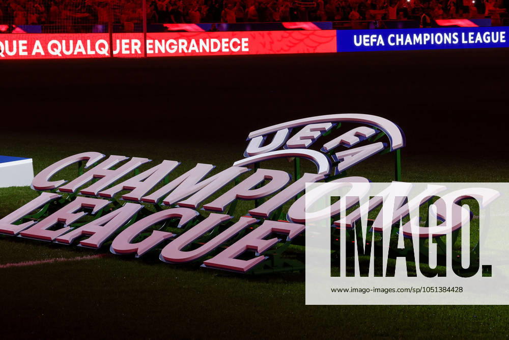 Portugal, Lisbon 2 October 2024 Uefa Champions League phase 2024 25 Matchday 2, S L Benfica Atletico de Madrid v l , symbolic photo, symbolic image logo Uefa Champions League
