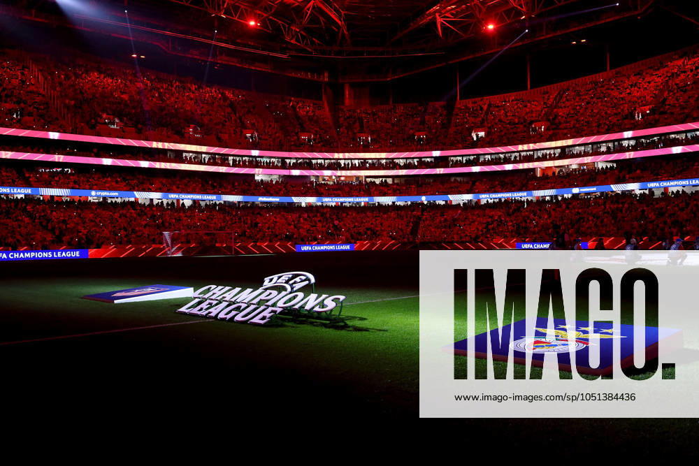 Portugal, Lisbon 2 October 2024 Uefa Champions League phase 2024 25 Matchday 2, S L Benfica Atletico de Madrid v l , symbolic photo, symbolic image logo Uefa Champions League