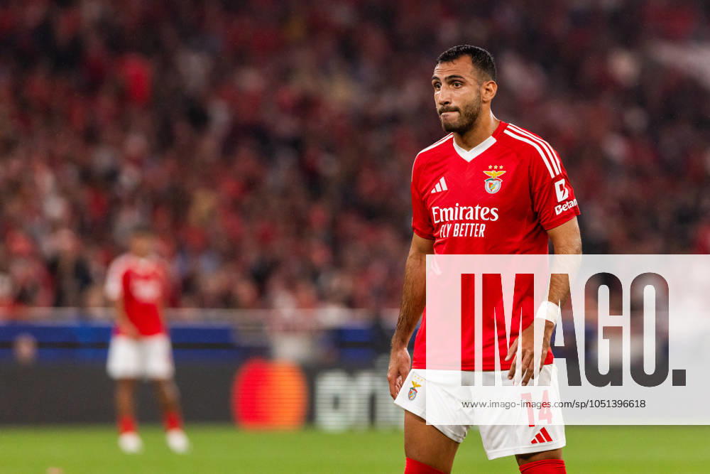 Vangelis Pavlidis of SL Benfica seen during the UEFA Champions League football match between SL Benfica and Atletico Madrid at Estadio da Luz Stadium. Lisbon Portugal - ZUMAs197 20241002_aaa_s197_188