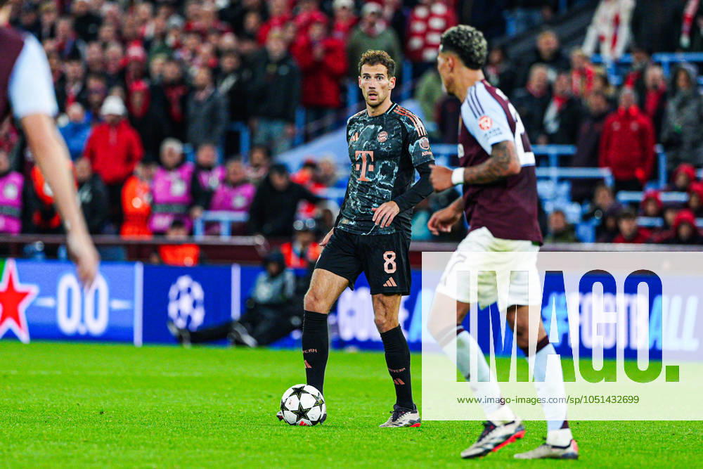 Leon Goretzka FC Bayern Muenchen, 08 ENG, Aston Villa vs FC Bayern Muenchen, Football, UEFA Champions League, Matchday 2, Season 2024 25, 02 10 2024 ENG, Aston Villa vs FC Bayern Muenchen, Football, UEFA Champions League, Matchday 2, Season 2024 25, 02 10 2024 Birmingham