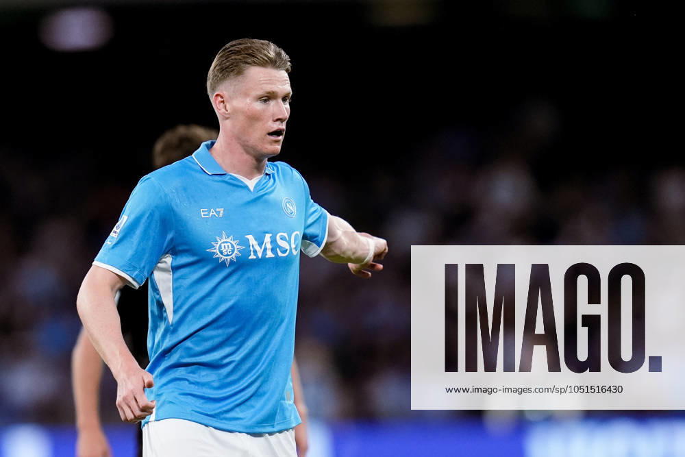 SSC Napoli v Como 1907 - Serie A Enilive Scott McTominay of SSC Napoli gestures during the serie Serie A Enilive match between SSC Napoli and Como 1907 at Stadio Diego Armando Maradona on October 4, 2024 in Naples, Italy Naples Stadio Diego Armando Maradona Naples Italy