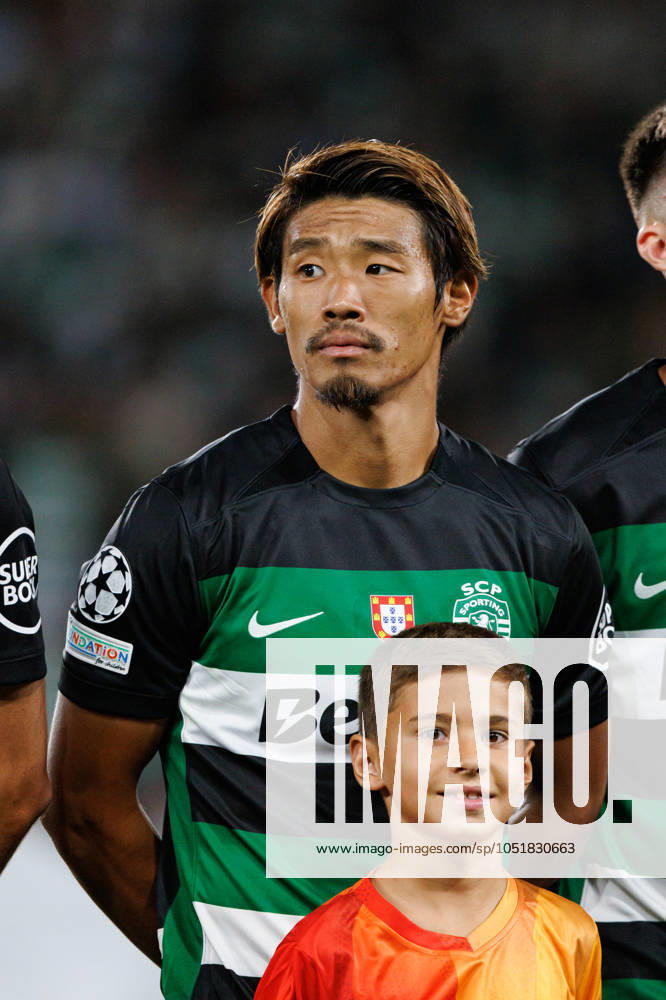 Hidemasa Morita seen during UEFA Champions League game between teams of Sporting CP and LOSC Lille (Maciej Rogowski) Lisbon Estadio Jose Alvalade Portugal