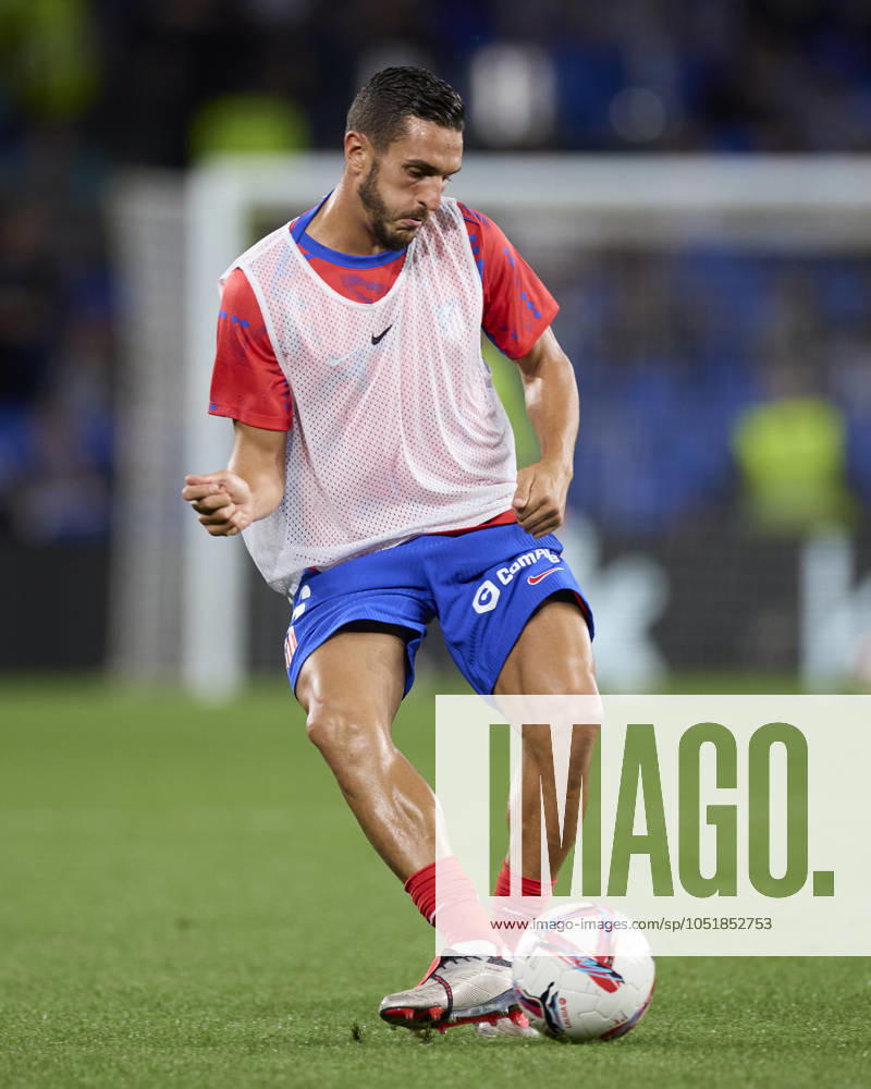 LaLiga EA Sports - Real Sociedad v Atletico de Madrid Koke Resurreccion of Atletico de Madrid warms up during the LaLiga EA Sports match between Real Sociedad and Atletico de Madrid at Reale Arena on October 6, 2024, in San Sebastian, Spain. San Sebastian Reale Arena Basque Country Spain RL_RSOvATM_000001