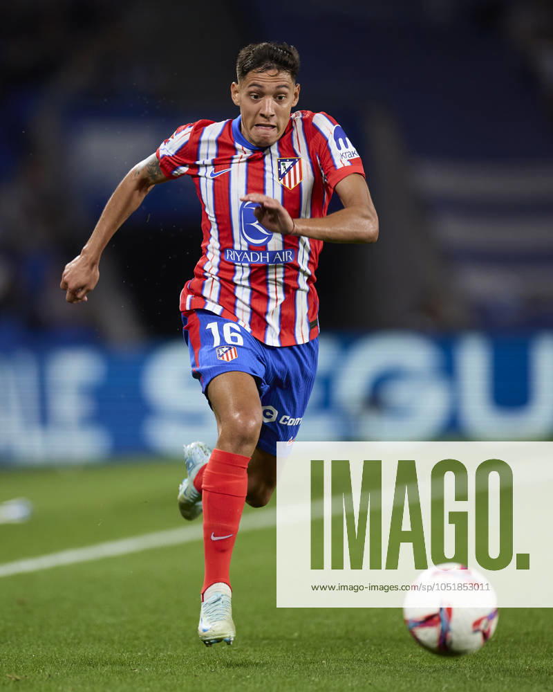 LaLiga EA Sports - Real Sociedad v Atletico de Madrid Nahuel Molina of Atletico de Madrid in action during the LaLiga EA Sports match between Real Sociedad and Atletico de Madrid at Reale Arena on October 6, 2024, in San Sebastian, Spain. San Sebastian Reale Arena Basque Country Spain RL_RSOvATM_000119