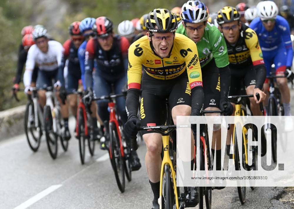 Paris - Nice 2022 - stage 8 NICE, FRANCE - MARCH 13 : Van Hooydonck Nathan (BEL) of Team Jumbo-Visma during stage 8 and final stage of the 80th edition of the Paris - Nice cycling race, a stage of 115,6km with start and finish in Nice on March 13, 2022 in Nice, France, 13 03 2022 ( Motordriver Kenny Verfaillie - Nice France