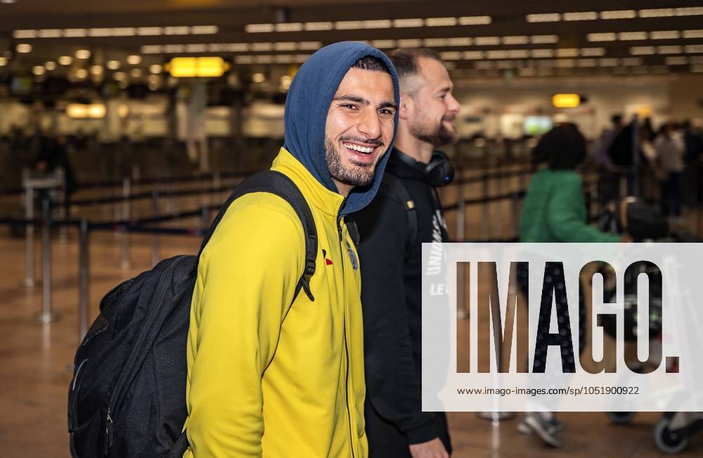 Ass. HLN: Vertrek stage Union Sint-Gillis ZAVENTEM, BELGIUM - APRIL 15 : Departure Union Saint-Gilloise to Alicante for a training camp ahead of the Belgian Jupiler League Champions play-offs - Deniz Undav. Pictured on April 15, 2022 in Zaventem, Belgium, 15 04 2022. ZAVENTEM BELGIUM