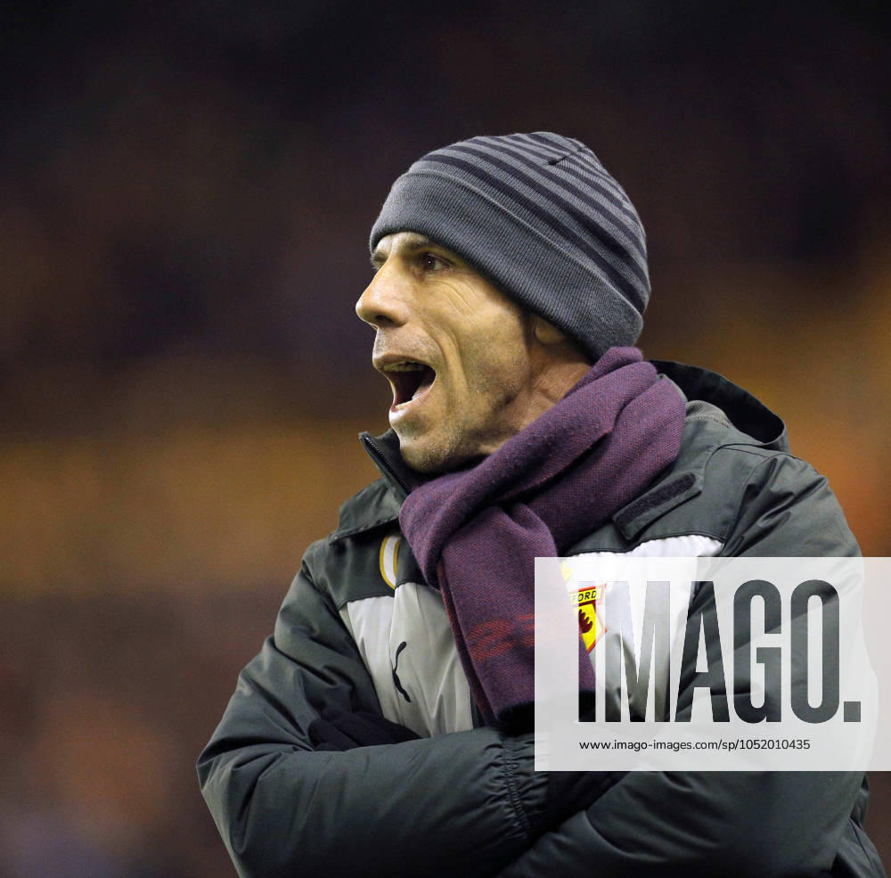 Soccer 2013: Wolverhampton Wanderers v Watford MAR 01 March 1, 2013 - Wolverhampton, United Kingdom - Watford manager Gianfranco Zola - Football Npower Championship - Wolverhampton Wanderers v Watford 1 3 2013 - Molineux - Wolverhampton - Picture Malcolm Couzens Sportimage Wolverhampton United Kingdom