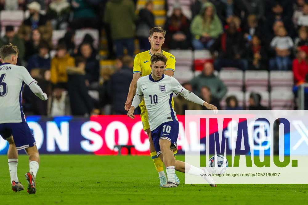 U21, U 21 England v Ukraine U21 UEFA EUROPEAN CHAMPIONSHIPS 11 10 2024. Group F Cole Palmer of England during the U21 UEFA EUROPEAN CHAMPIONSHIPS match between U21 England and U21 Ukraine at the Vitality Stadium, Bournemouth, England on 11 October 2024. Editorial use only ,