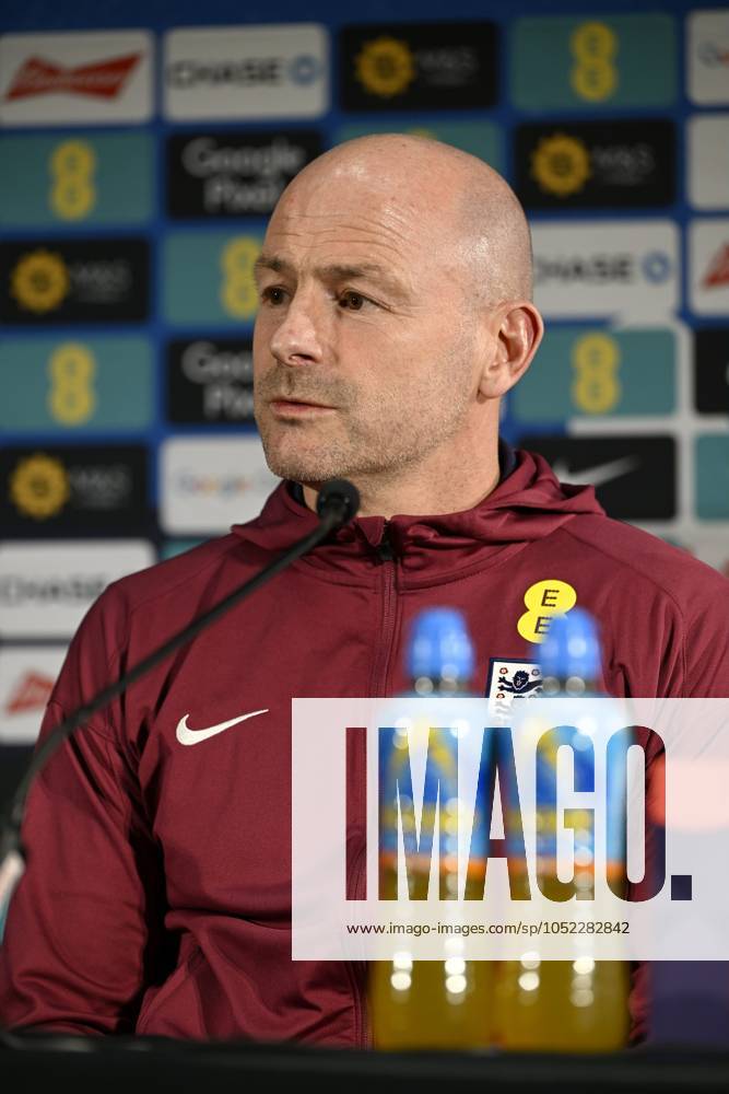 Interim manager Lee Carsley attends an international press conference, PK, Pressekonferenz of team England in Helsinki, Finland, on October 12, 2024, on the eve of their UEFA Nations League, League B - Group 2, football match against Finland. Helsinki Finland LKFTJK20241012205325TTFE