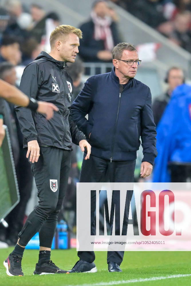 SOCCER - NL, AUT vs NOR LINZ,AUSTRIA,13.OCT.24 - SOCCER - UEFA Nations League, group stage, OEFB international match, Länderspiel, Nationalmannschaft Austria vs Norway. Image shows head coach Ralf Rangnick (AUT). GEPAxpictures xDanielaxMoser