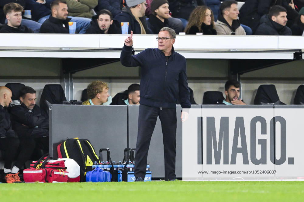 SOCCER - NL, AUT vs NOR LINZ,AUSTRIA,13.OCT.24 - SOCCER - UEFA Nations League, group stage, OEFB international match, Länderspiel, Nationalmannschaft Austria vs Norway. Image shows head coach Ralf Rangnick (AUT). GEPAxpictures xChristianxMoser