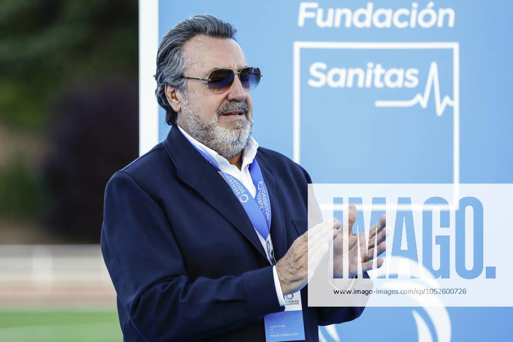 Miguel Carballeda Pineiro, President of the Spanish Paralympic Committee (CPE), gestures during the II Inclusive Games, at the High Performance Center of CSD (Superior Sports Council), on October 17, 2024, Madrid, Spain. Madrid SPAIN - ZUMAa181 20241017_zaa_a181_130
