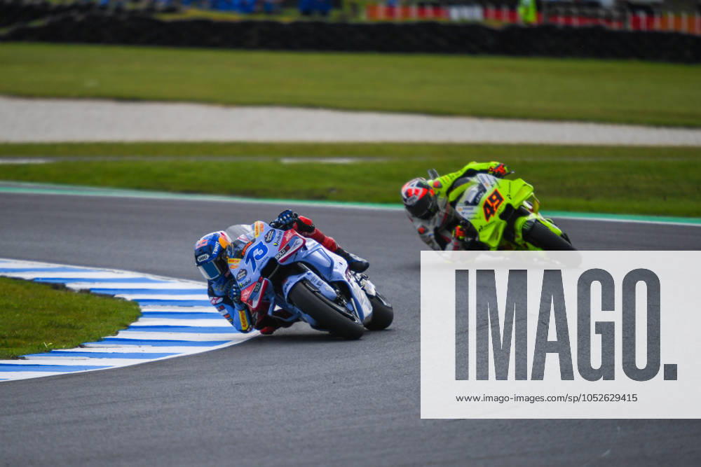 Alex Marquez of Spain seen in action during the MotoGPâ ¢ practice session on the day one of The Qatar Airways Australian Motorcycle Grand Prix 2024 at Phillip Island. The Qatar Airways Australian Motorcycle Grand Prix 2024 features the worlds best and emerging riders. Day one action saw some impressive performance in challenging conditions changing from pouring rain in the morning to bright sunny afternoon. Practice sessions included MotoGPâ ¢ category as well as Moto2â ¢ and Moto3â Phillip Island Australia - ZUMAs197 20241018_aaa_s197_185