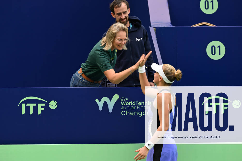 2024 ITF World Tennis Tour Junior Finals Chengdu , China Girls Group A Wakana Sonobe JAP , Jeline Vandromme BEL , Jeline Vandromme BEL
