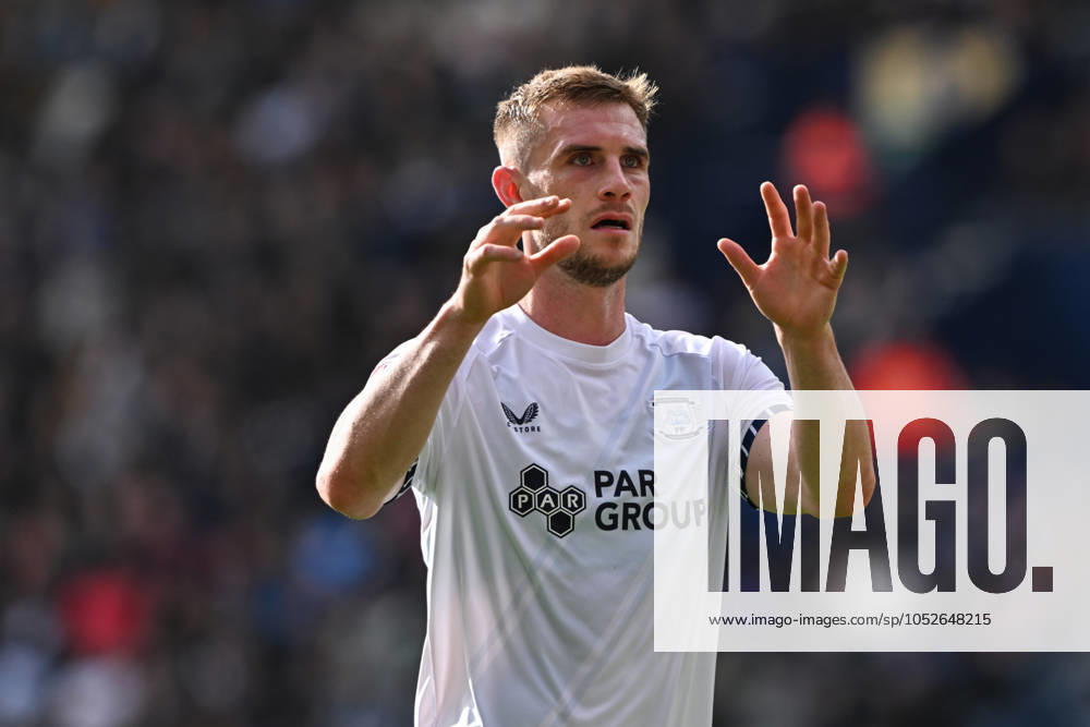 Sky Bet Championship Preston North End v Coventry City Liam Lindsay of Preston North End reacts during the Sky Bet Championship match Preston North End vs Coventry City at Deepdale, Preston, United Kingdom, 19th October 2024 (Photo by Cody Froggatt News Images) Preston Deepdale Lancashire United Kingdom