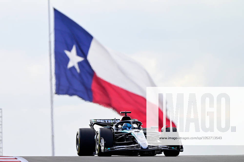 Motorsport FIA Formula 1, Grand Prix of the USA 2024, v l Sprint Qualifying George Russell Mercedes AMG Petronas starting number 63 FIA REGULATIONS PROHIBIT ANY USE OF PHOTOGRAPHS as IMAGE SEQUENCES and or QUASI VIDEO Austin