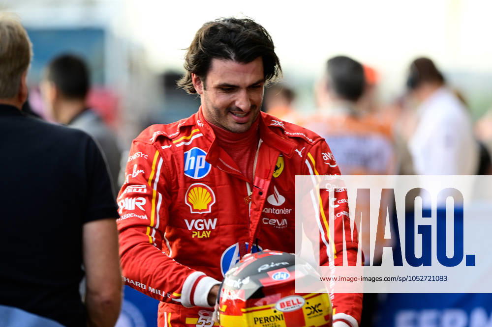 Motorsport FIA Formula 1, Grand Prix of the USA 2024, v l Qualifying Carlos Sainz Ferrari starting number 55 FIA REGULATIONS PROHIBIT ANY USE OF PHOTOGRAPHS as IMAGE SEQUENCES and or QUASI VIDEO Austin