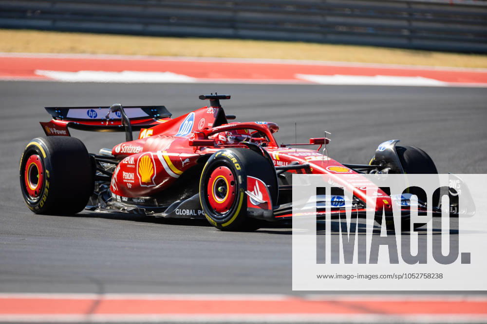 AUSTIN, TX - OCTOBER 20: Charles Leclerc (16) of Morocco and team Scuderia Ferrari during the Formula 1 Pirelli United States Grand Prix on October 20, 2024 at the Circuit of The Americas in Austin, TX. (Photo by Bob Kupbens Icon Sportswire)(Photo by Bob Kupbens Icon Sportswire) AUTO: OCT 20 F1 Pirelli United States Grand Prix Icon2410201141