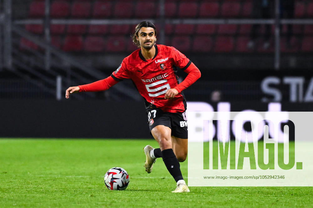 Jota Hoao Pedro Neves ( 27 - Rennes ) during the Ligue 1 match between Stade Rennais FC and Havre AC at Roazhon Park on October 25, 2024 in Rennes, France. ( Photo by federico pestellini panoramic ) - FOOTBALL : Rennes vs Le Havre - Ligue 1 - 25 10 2024 FedericoPestellini Panoramic