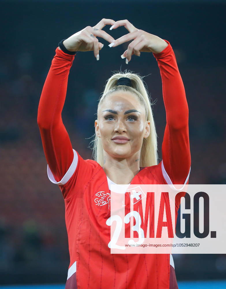 Switzerland Australia Alisha Lehmann Switzerland 25 10 2024 Stadium Letzigrund Zurich, SWITZERLAND, Season 2024 2025 Womens football international Switzerland Australia Alisha Lehmann Switzerland