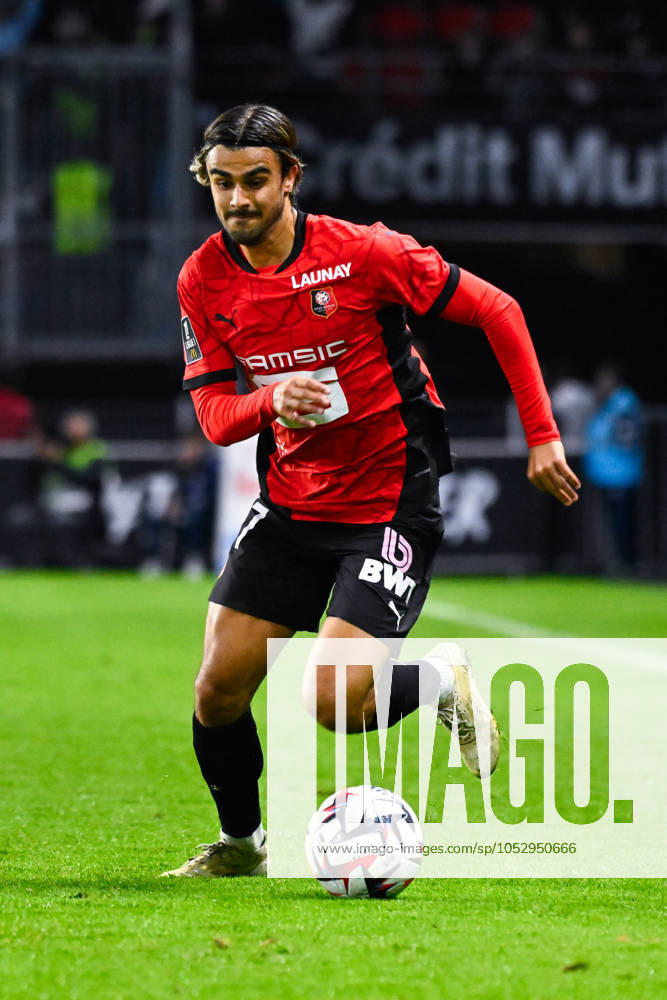 Jota Hoao Pedro Neves ( 27 - Rennes ) during the Ligue 1 match between Stade Rennais FC and Havre AC at Roazhon Park on October 25, 2024 in Rennes, France. ( Photo by federico pestellini panoramic ) - FOOTBALL : Rennes vs Le Havre - Ligue 1 - 25 10 2024 FedericoPestellini Panoramic
