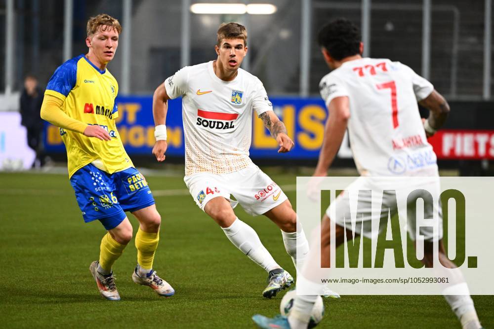 Sint-Truidense VV v KVC Westerlo - Jupiler Pro League SINT-TRUIDEN, BELGIUM - OCTOBER 26 : Vuskovic Luka defender of KVC Westerlo during the Jupiler Pro League match between Sint-Truidense VV and KVC Westerlo on October 26, 2024 in Sint-Truiden, Belgium, 26 10 2024 Sint-Truiden Belgium