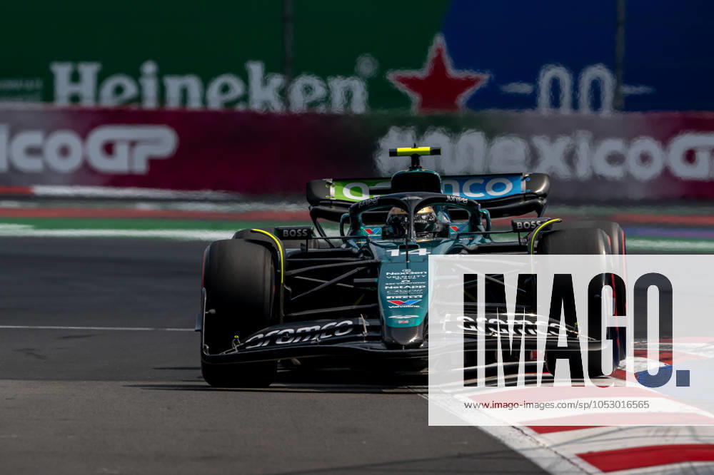 MEXICO CITY, MEXICO: Fernando Alonso, racing for the Aston Martin F1 team during the 2024 Formula 1 Mexico City Grand Prix at the Autodromo Hermanos Rodriguez in Mexico City, Mexico