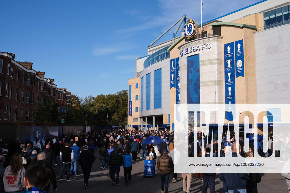 Chelsea gegen Newcastle United 27. Oktober 2024, London Premier League Fußball Chelsea gegen Newcastle United Gesamtansicht der Stamford Bridge Foto Jacques Feeney Abseits London UK