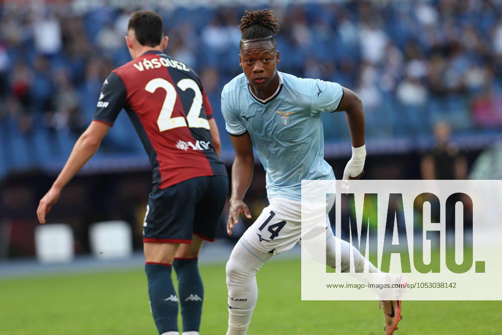 Rome, Italy 27.10.2024 : Tijjani Noslin of Lazio score the goal and celebrate with the team during Italian football championship Serie A Enilive 2024-2025 match SS Lazio vs Genoa FC at Stadio Olimpico in Rome on October 27, 2024.