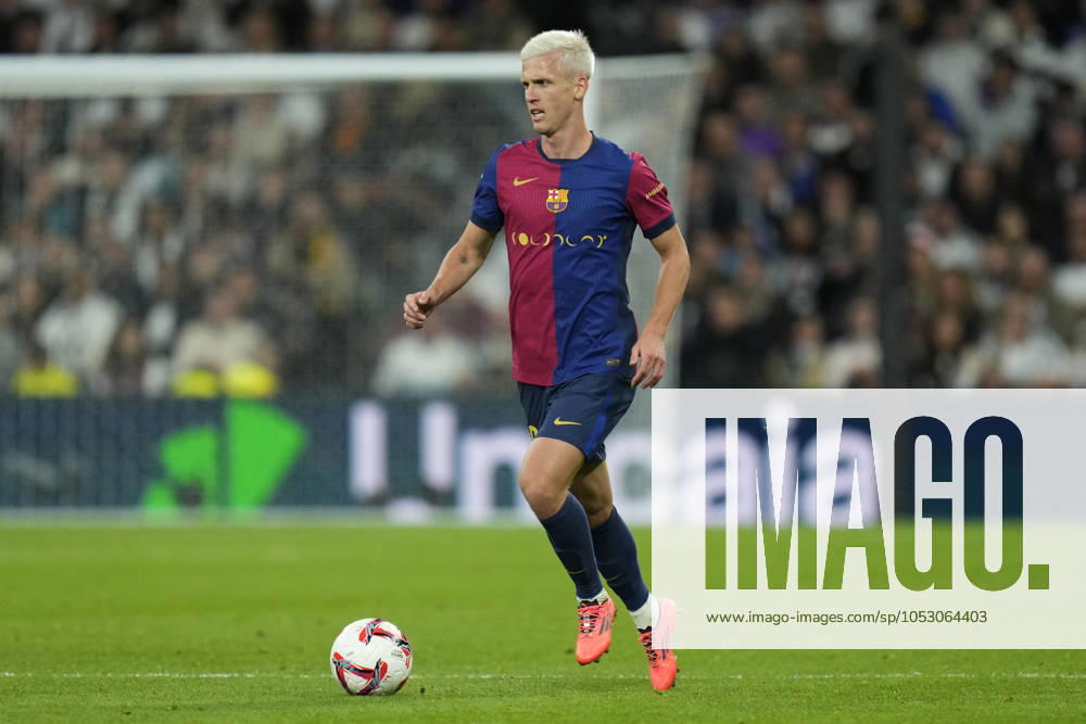 ESP: Real Madrid v FC Barcelona, Barca La Liga EA Sports. Date 11 Dani Olmo of FC Barcelona during the La Liga EA Sports match between Real Madrid and FC Barcelona played at Santiago Bernabeu Stadium on October 26, 2024 in Madrid, Spain. kpng