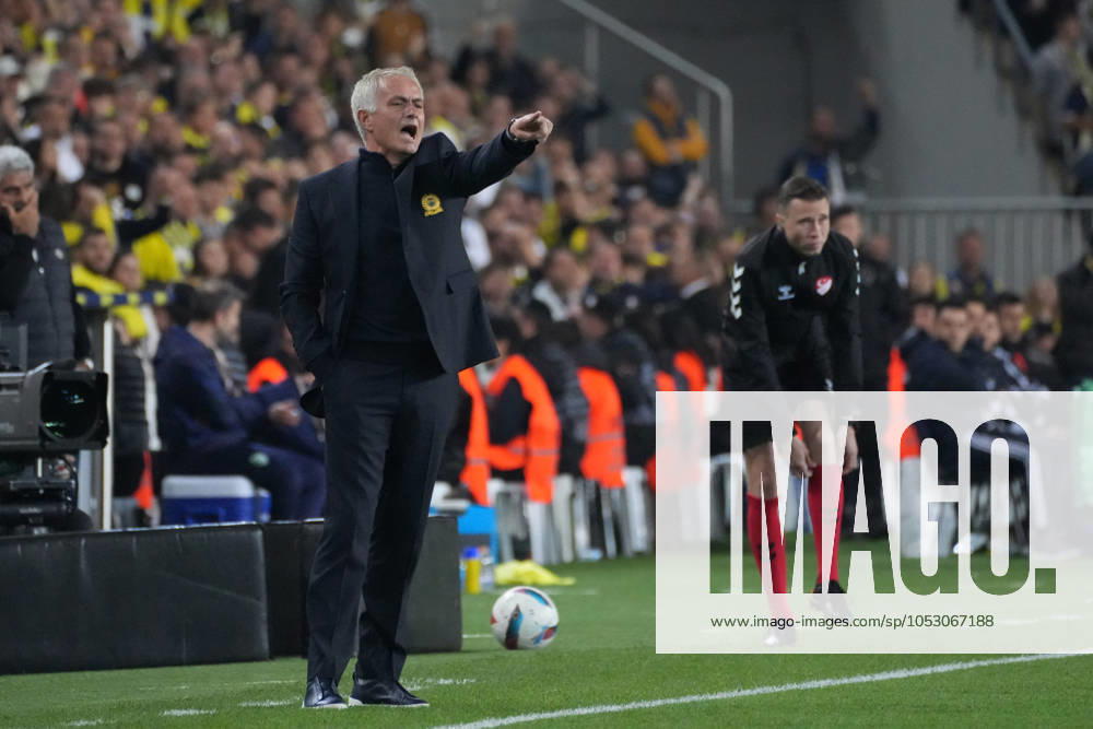 Coach Jose Mourinho of Fenerbahce during the Turkish Super League match between Fenerbahce and Bodrum FK at Ulker Stadium on October 27, 2024 in Istanbul, Turkey. Istanbul Turkey
