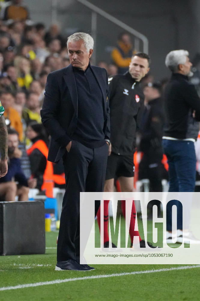 Coach Jose Mourinho of Fenerbahce during the Turkish Super League match between Fenerbahce and Bodrum FK at Ulker Stadium on October 27, 2024 in Istanbul, Turkey. Istanbul Turkey