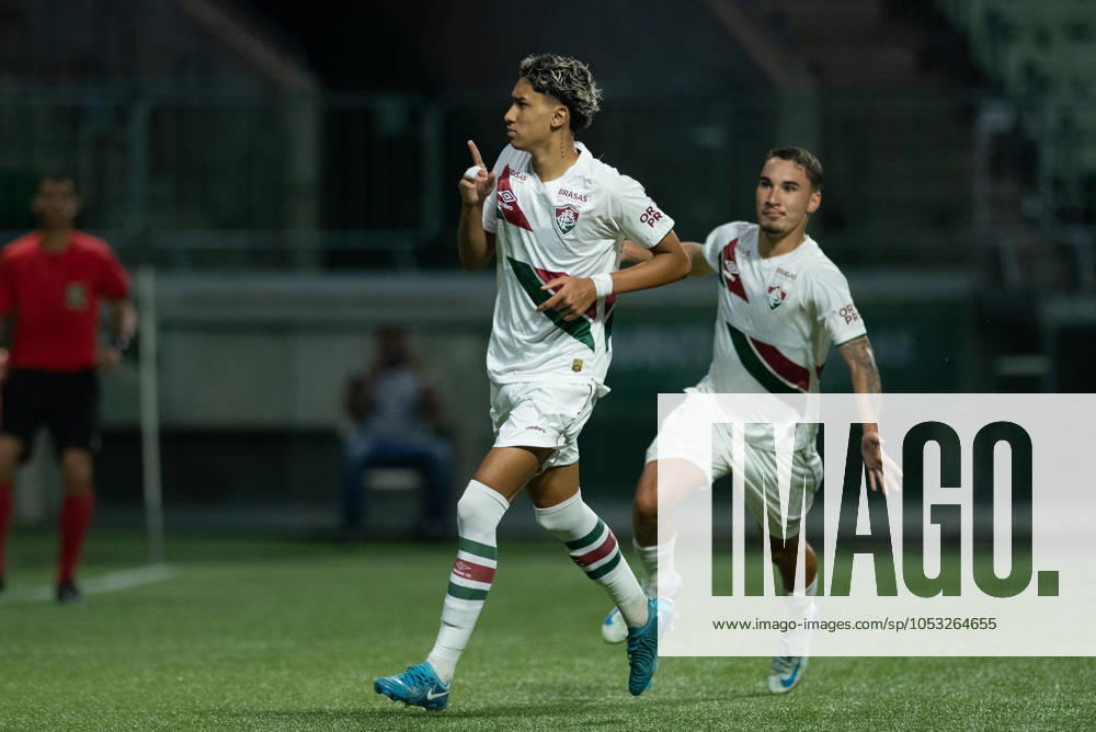 Fluminense is the champion of the Brazilian under-17 football championship Sao paulo (sp), 11 01 2024 - brazilian under-17 palmeiras vs fluminense - isaque celebrates his goal in the match between palmeiras and fluminense, valid for the final of the brazilian under-17 football championship, on the night of this friday, november 1st, at allianz parque, in sao paulo-sp. (Foto: Ronaldo Barreto Thenews2 imago images) SPO