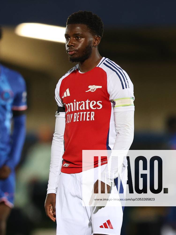 - Chelsea U21, U 21 v Arsenal U21, Premier League 2, Kingsmeadow Stadium, London, UK - 1st November 2024. Nathan Butler-Oyedeji of Arsenal U21. - Chelsea U21 v Arsenal U21, Premier League 2, Kingsmeadow Stadium, London, UK - 1st November 2024. By Daniel Weir Crystal Pix. London Kingsmeadow Stadium UK