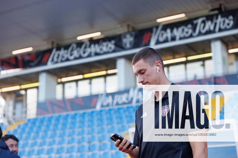 Andrian Kraev seen in action during Liga Portugal game between teams of Casa Pia and CD Nacional at Estadio Municipal Rio Maior (Maciej Rogowski) Rio Maior Estadio Municipal Rio Maior Portugal