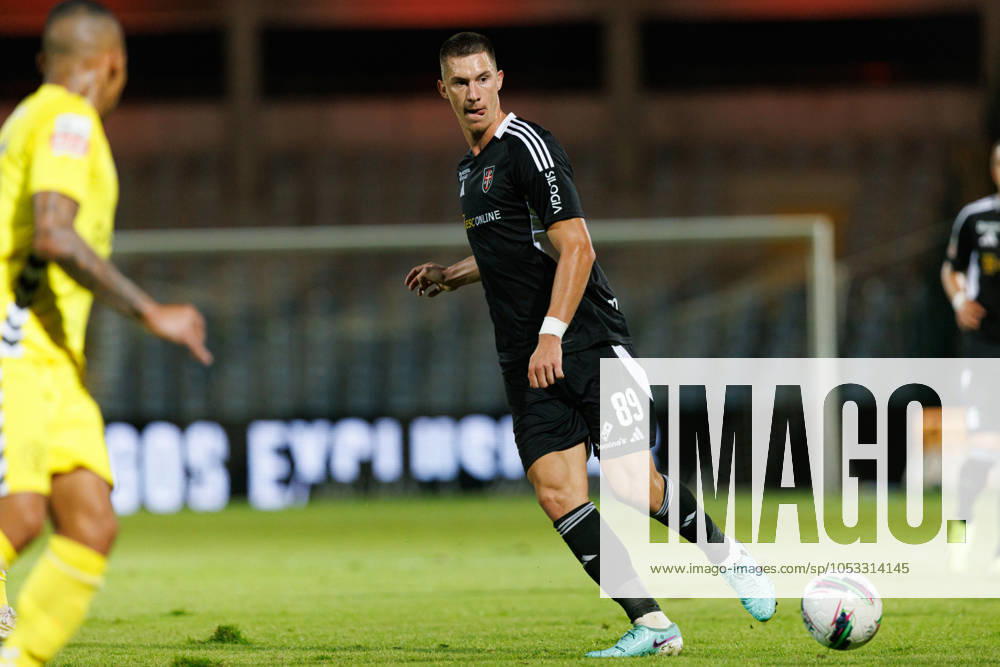 Andrian Kraev seen in action during Liga Portugal game between teams of Casa Pia and CD Nacional at Estadio Municipal Rio Maior (Maciej Rogowski) Rio Maior Estadio Municipal Rio Maior Portugal