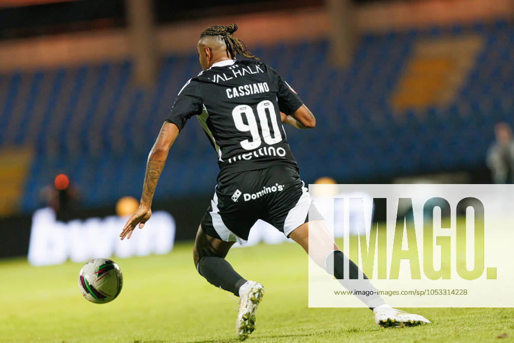 Cassiano seen in action during Liga Portugal game between teams of Casa Pia and CD Nacional at Estadio Municipal Rio Maior (Maciej Rogowski) Rio Maior Estadio Municipal Rio Maior Portugal